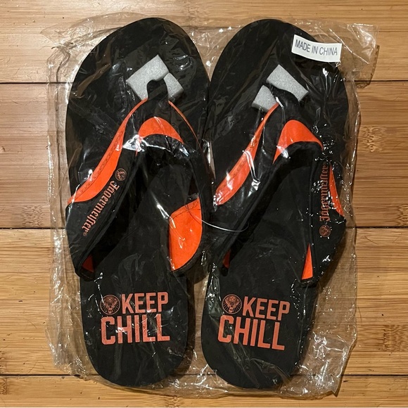 NEW Jägermeister flip flops—still in plastic wrapper! - Picture 1 of 5